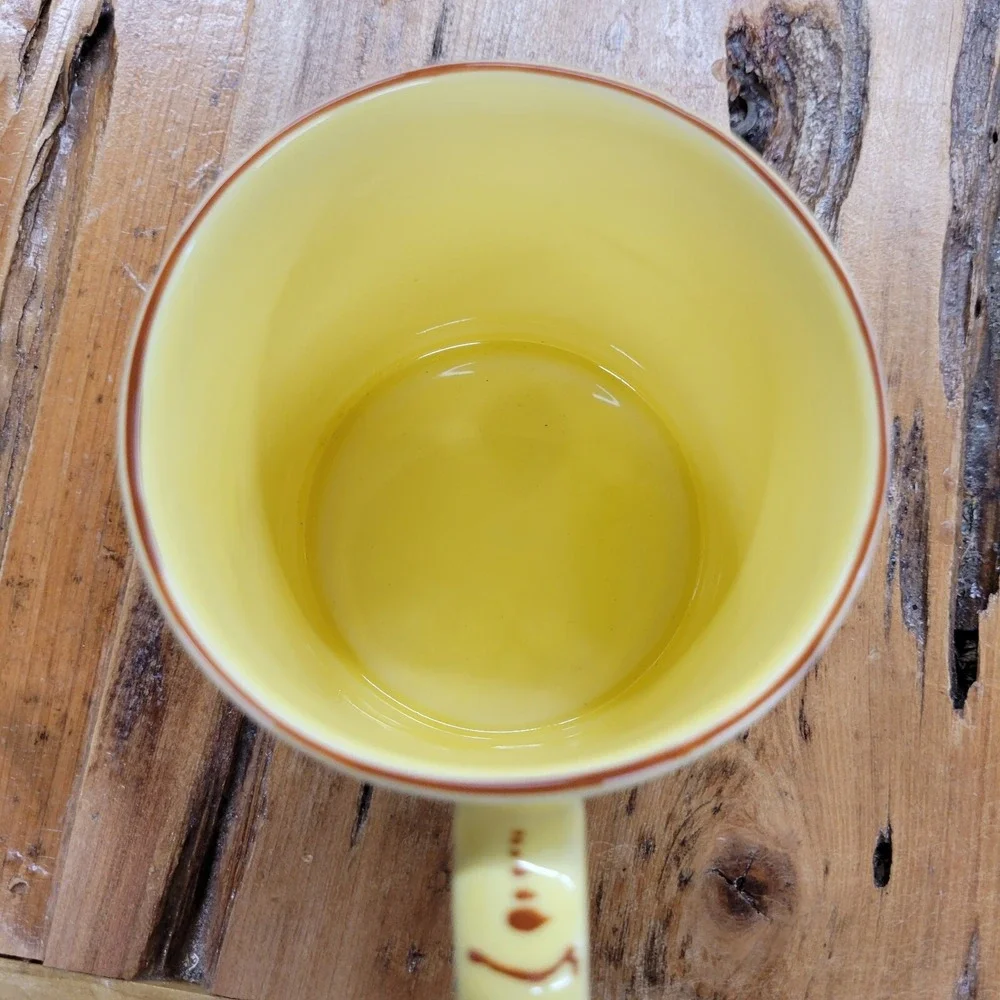 Vtg MOTTAHEDEH Yellow Cup & Pitcher Set Portugal Smithsonian Tea Coffee Gift‎